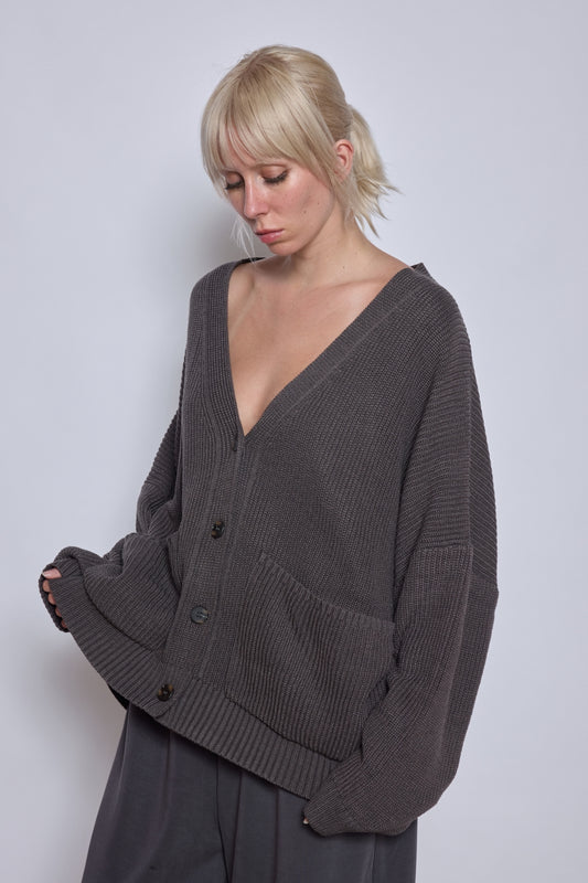 GILET TOM GRIS FONCE