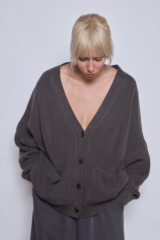 GILET TOM GRIS FONCE