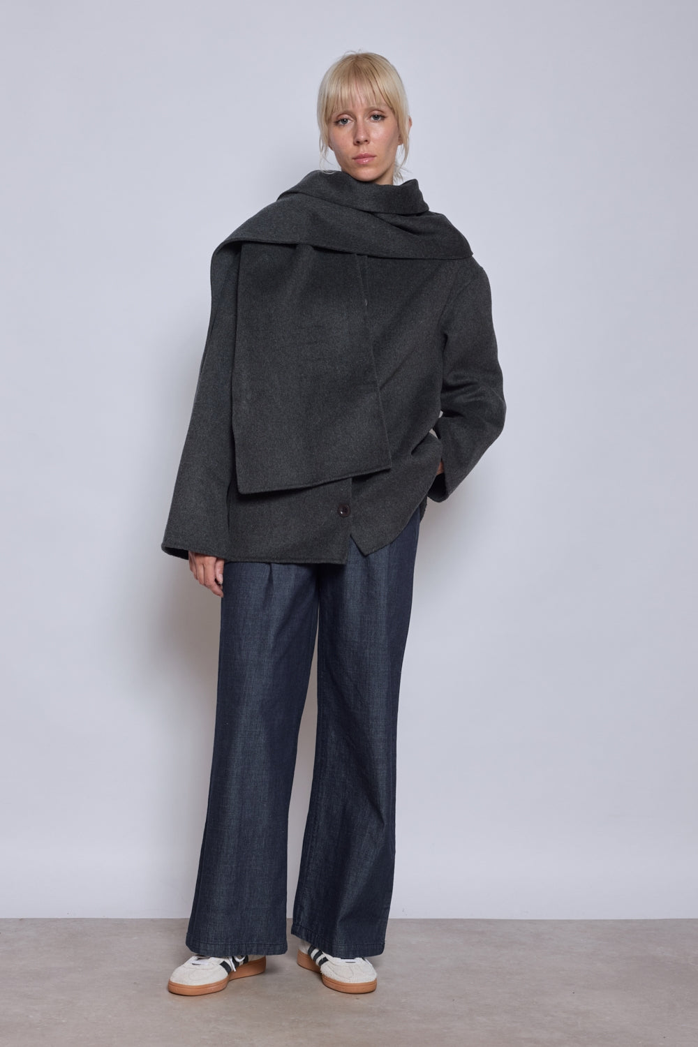 MANTEAU CAMELIA GRIS