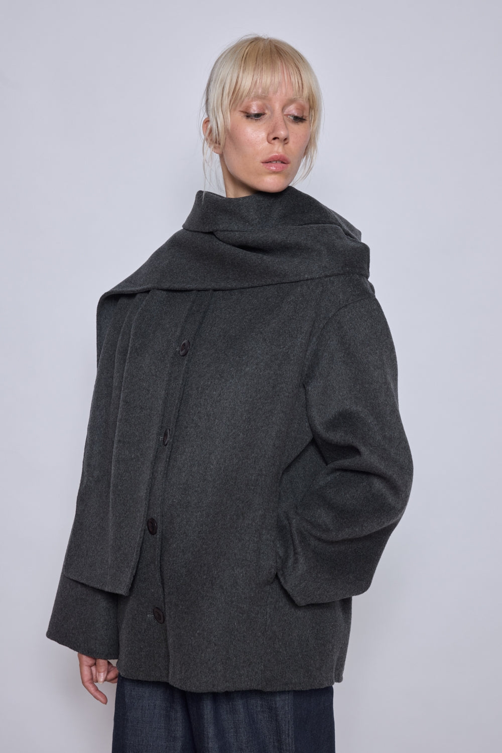 MANTEAU CAMELIA GRIS
