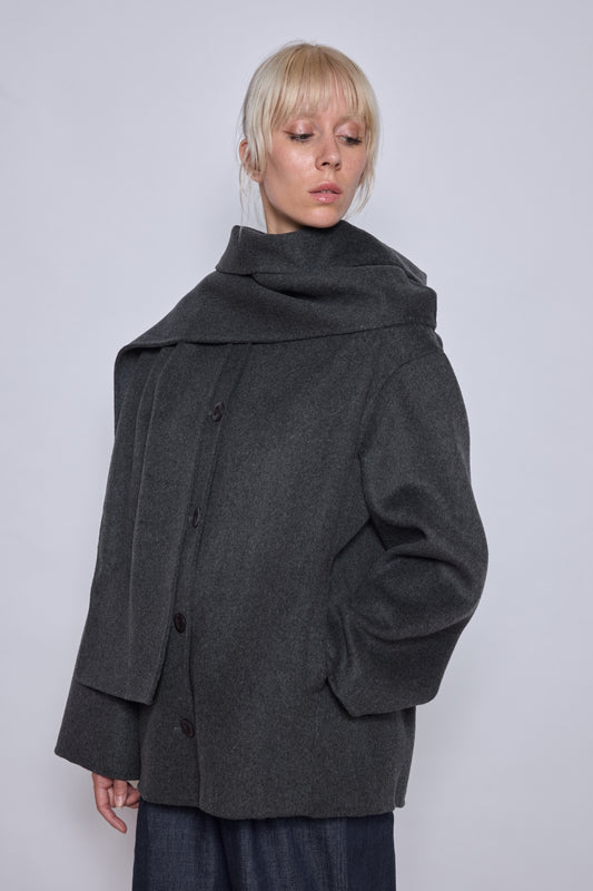 MANTEAU CAMELIA GRIS