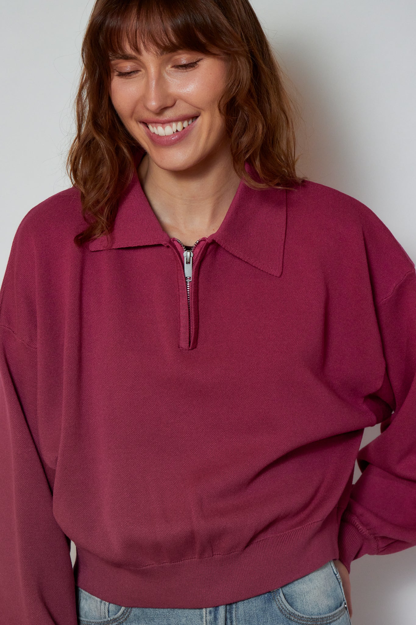 PULL CHLOE FRAMBOISE