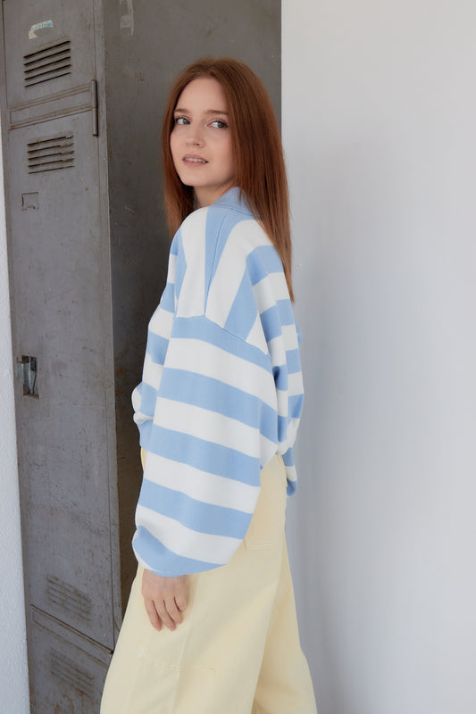 PULL MAGALIE BLEU CIEL