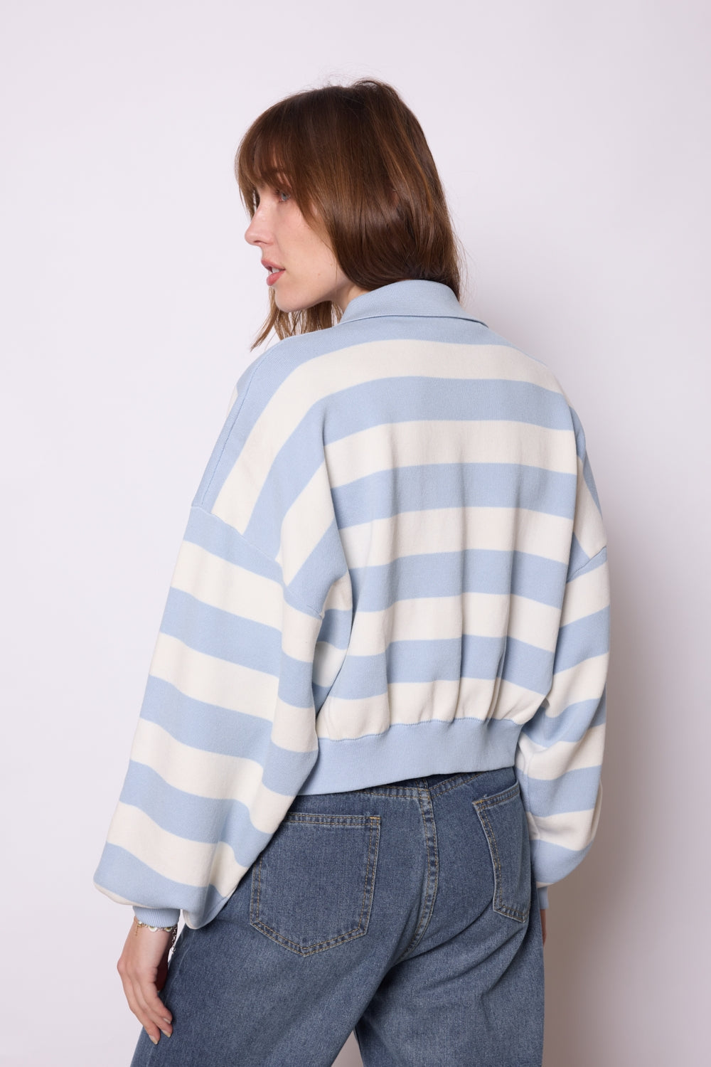 PULL MAGALIE BLEU CIEL