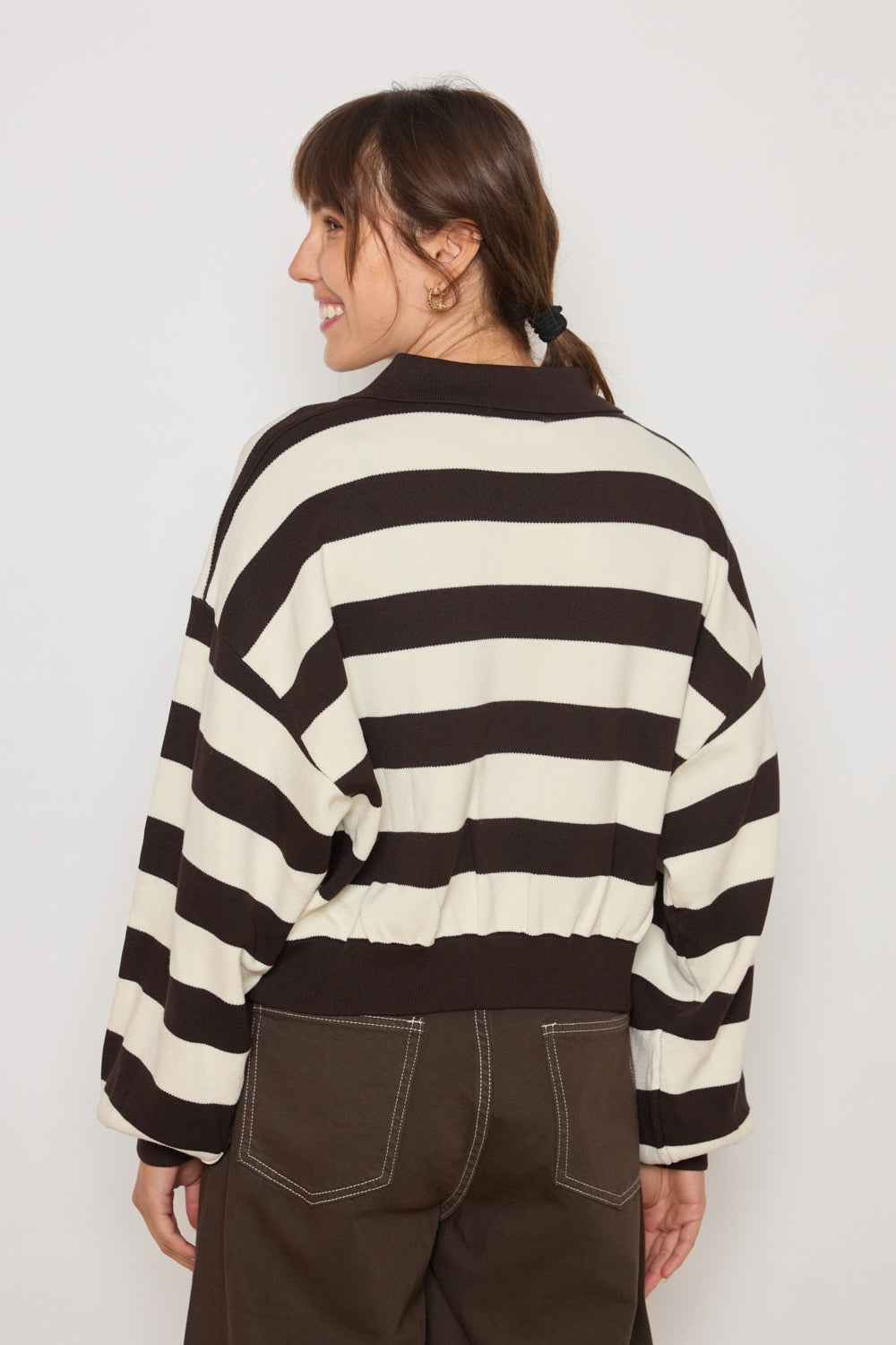 PULL MAGALIE CHOCOLAT