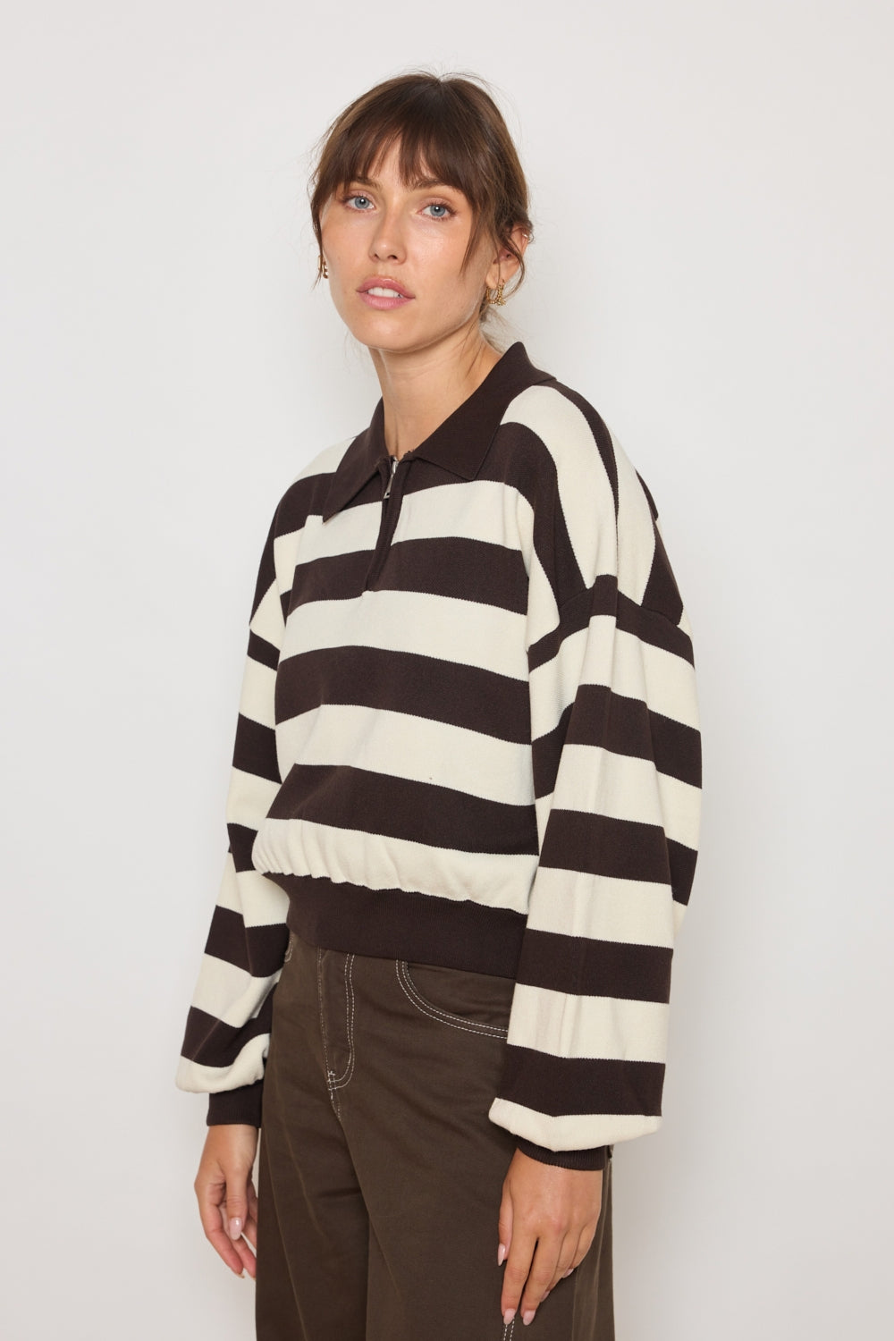 PULL MAGALIE CHOCOLAT