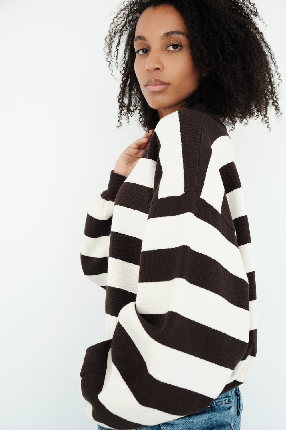 PULL MAGALIE CHOCOLAT