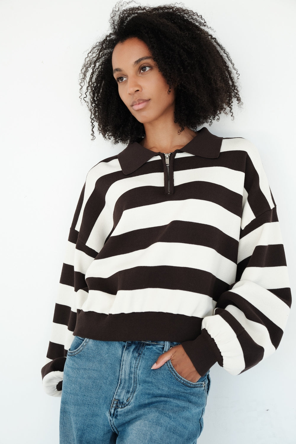 PULL MAGALIE CHOCOLAT