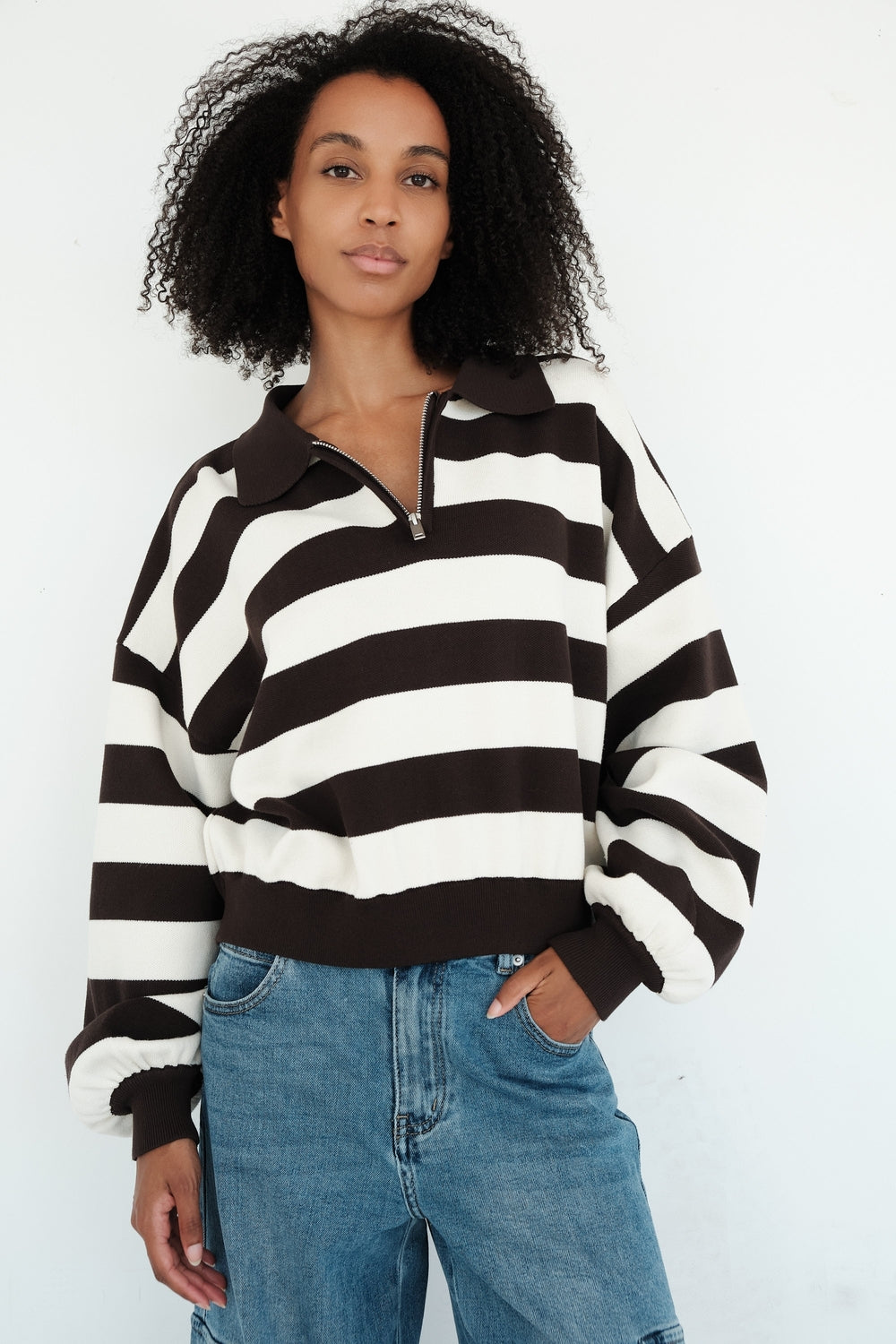 PULL MAGALIE CHOCOLAT