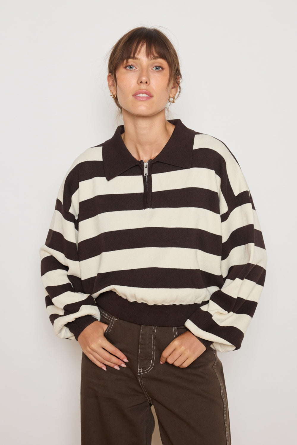 PULL MAGALIE CHOCOLAT