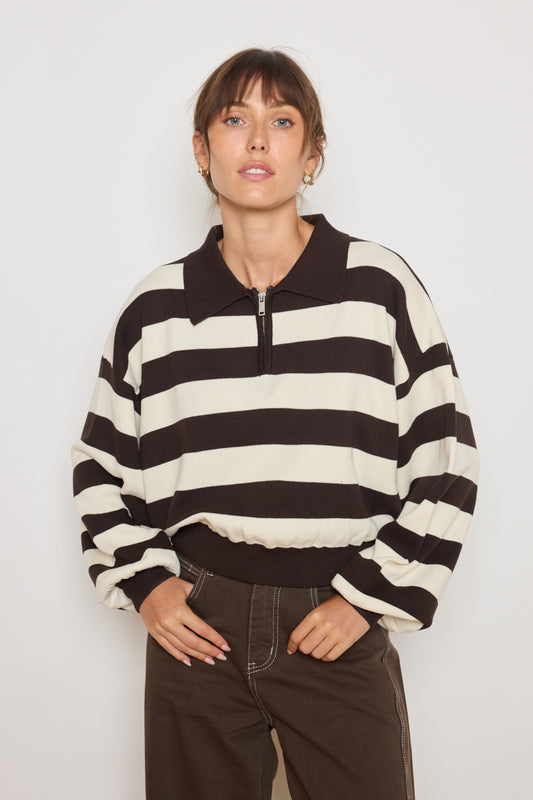 PULL MAGALIE CHOCOLAT