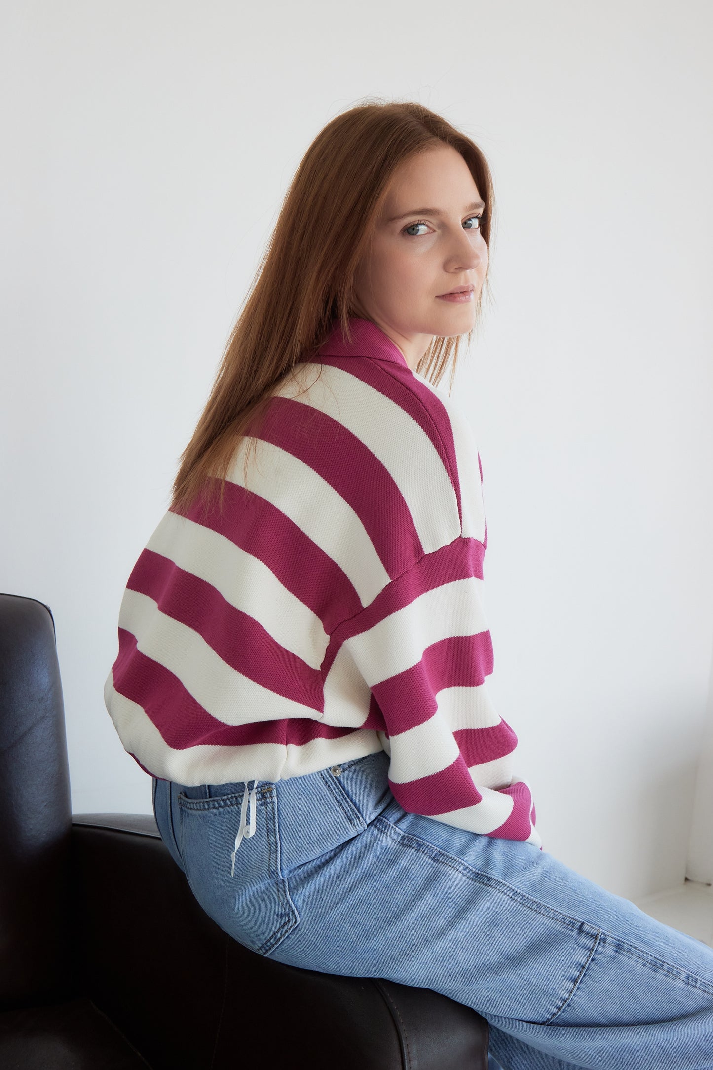 PULL MAGALIE FRAMBOISE
