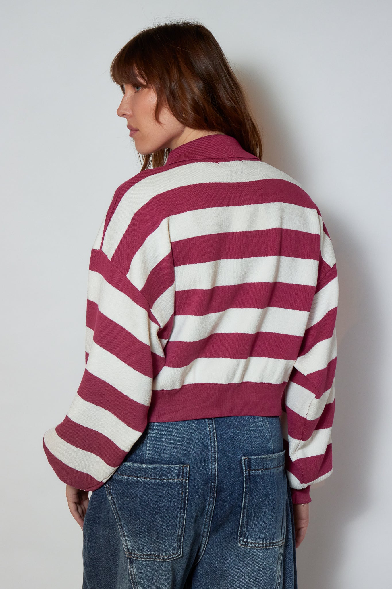 PULL MAGALIE FRAMBOISE