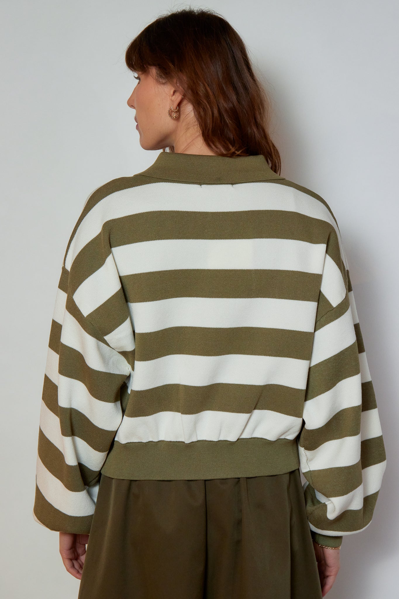 PULL MAGALIE OLIVE
