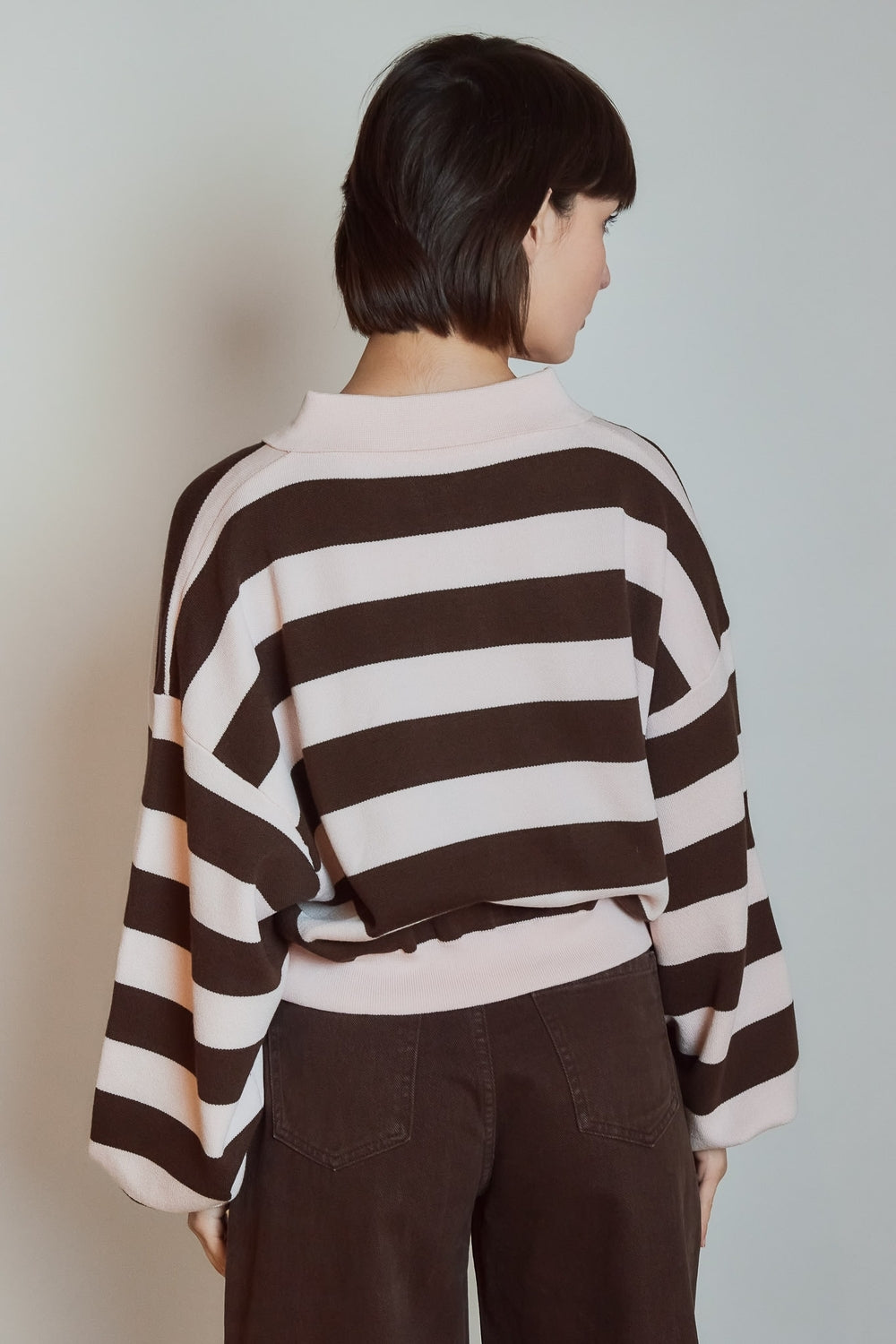 PULL MAGALIE ROSE CHOCOLAT