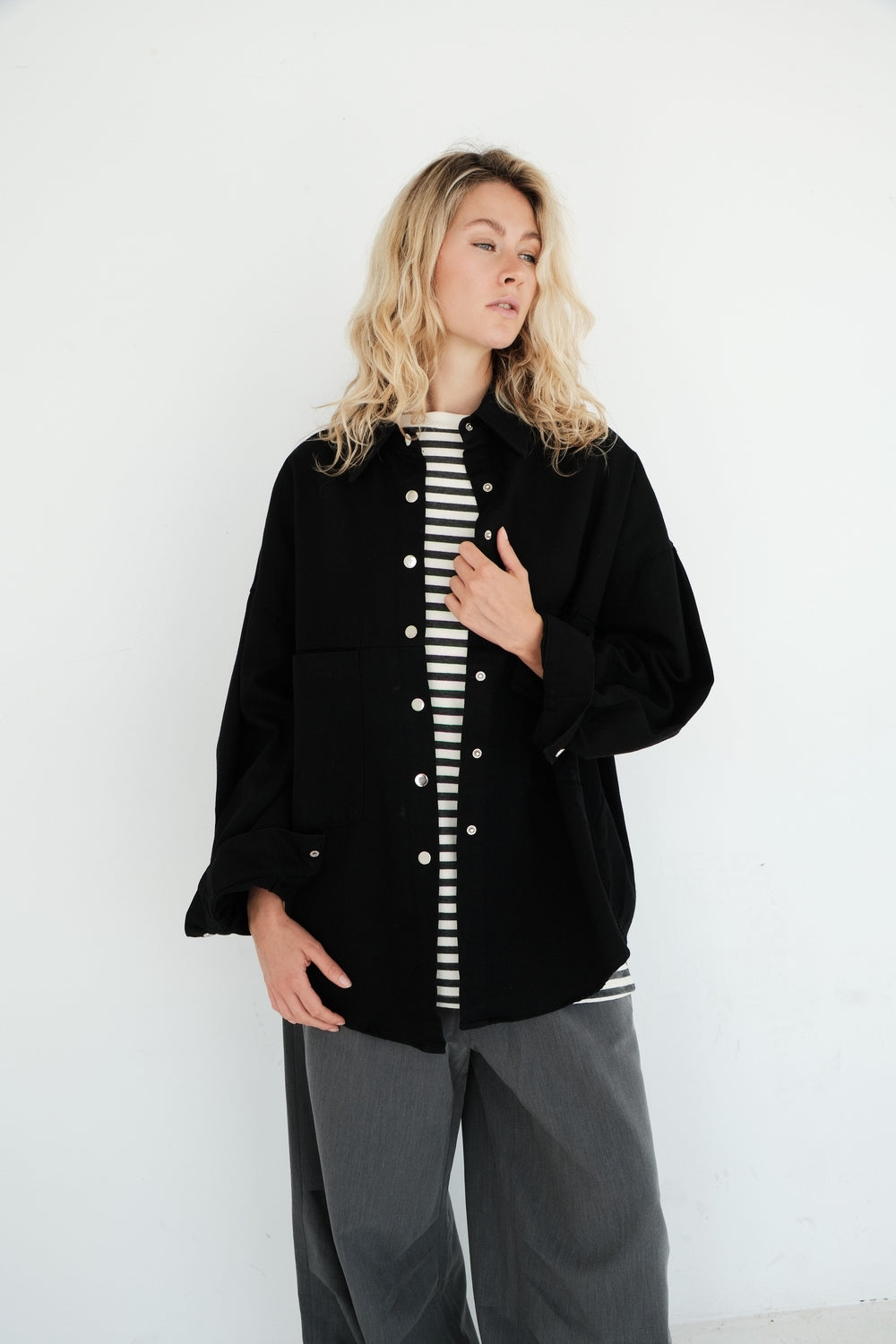 CHEMISE FENN NOIR