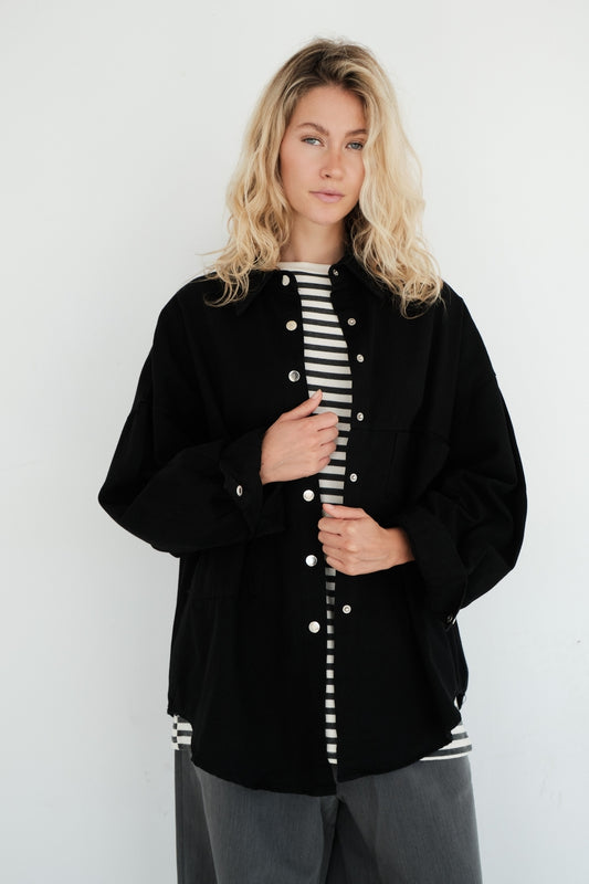 CHEMISE FENN NOIR