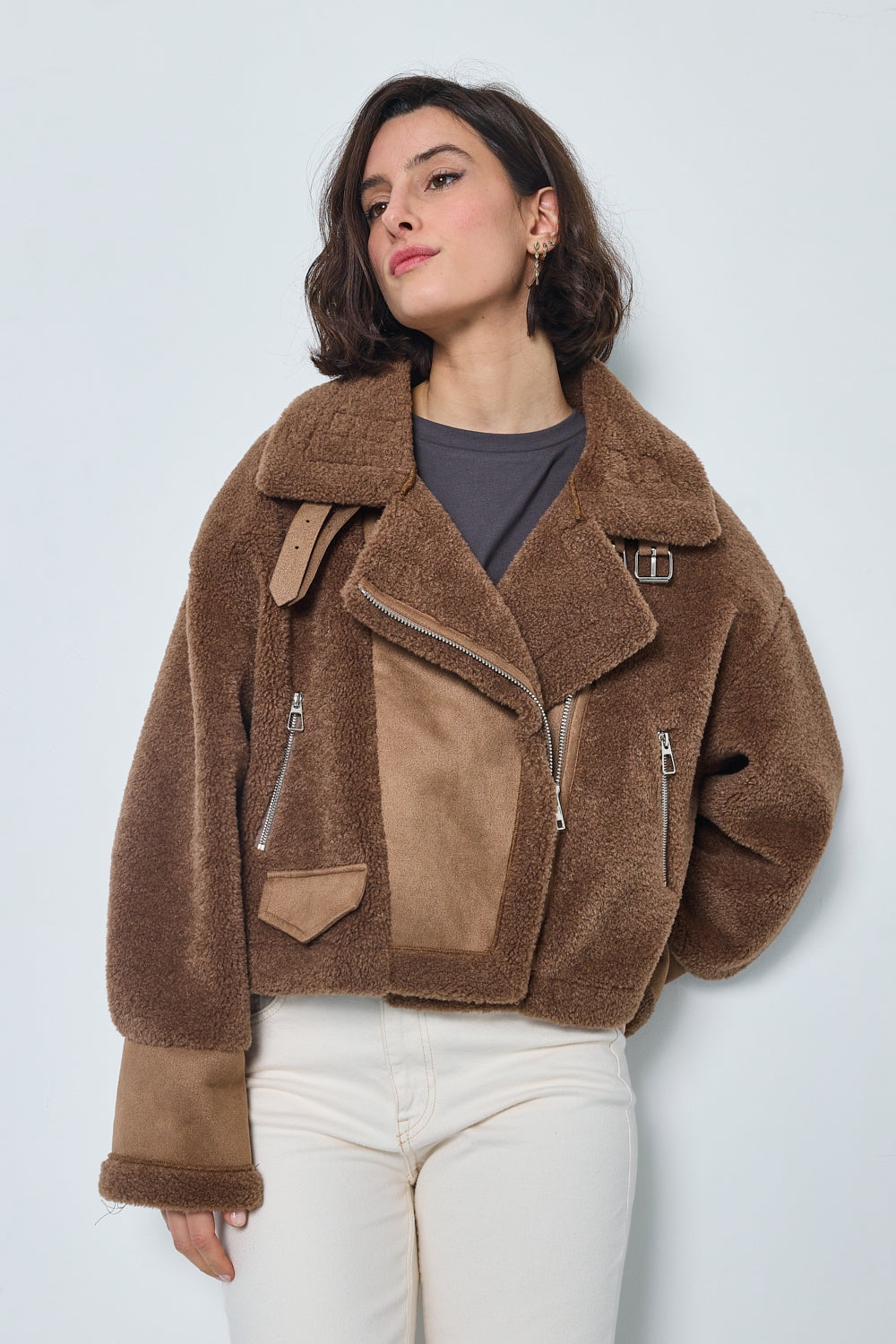 MANTEAU CLARISSE CHOCOLAT