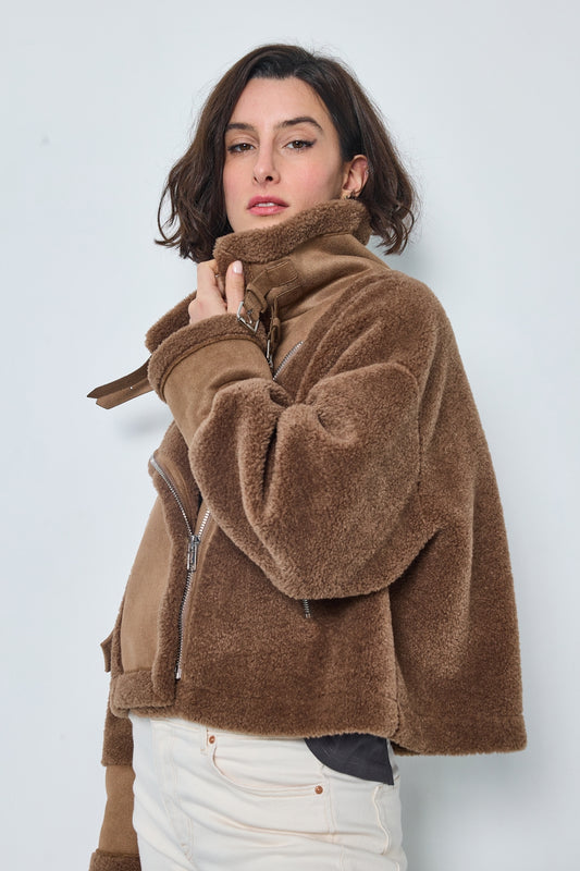 MANTEAU CLARISSE CHOCOLAT