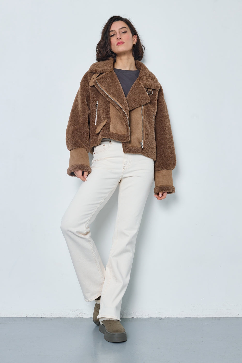 MANTEAU CLARISSE CHOCOLAT