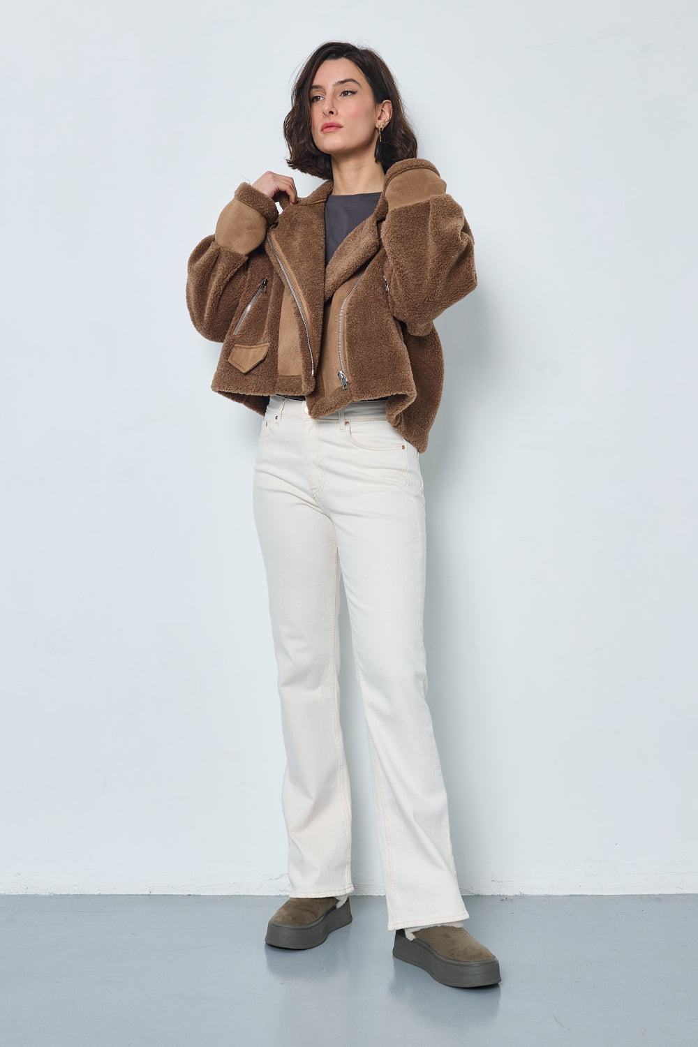 MANTEAU CLARISSE CHOCOLAT