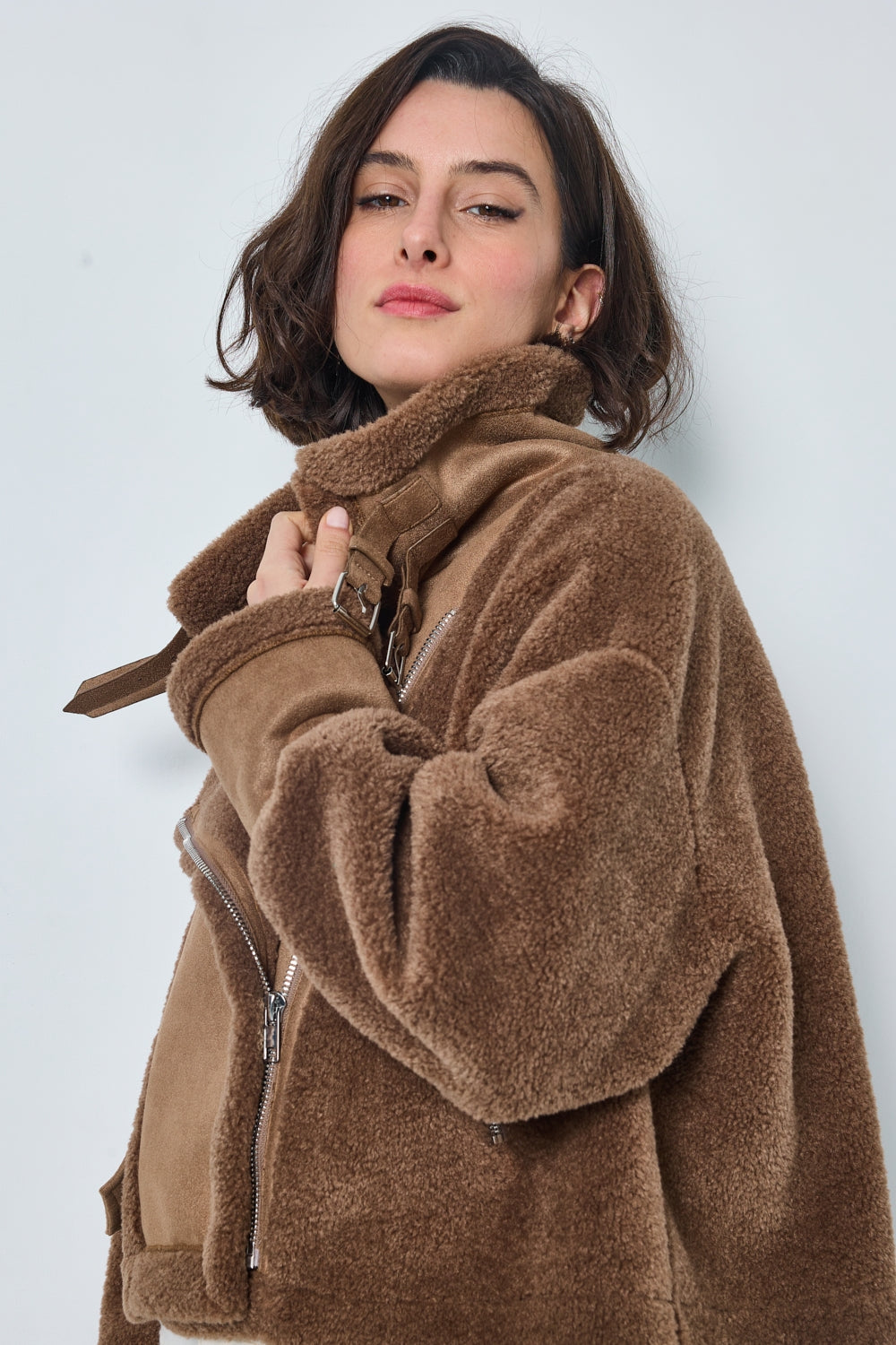 MANTEAU CLARISSE CHOCOLAT