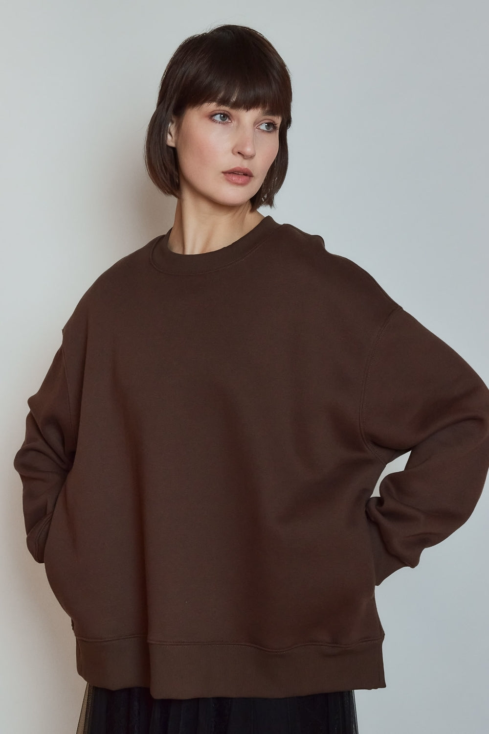 SWEAT ELOISE CHOCOLAT