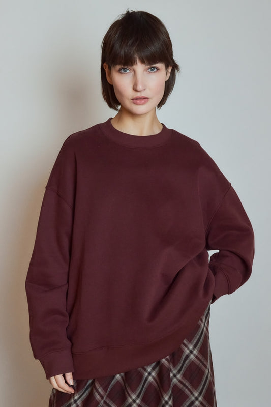 SWEAT ELOISE PRUNE