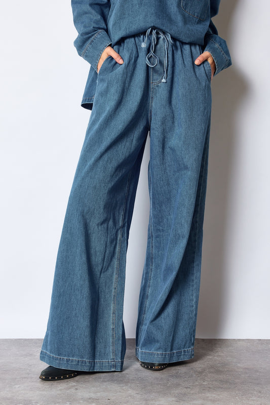 PANTALON JUSTINE BLEU JEAN
