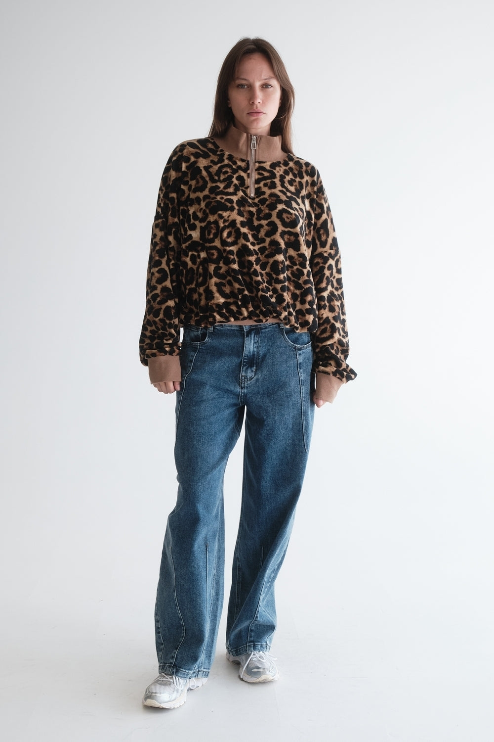 SWEAT KEIRA LEOPARD