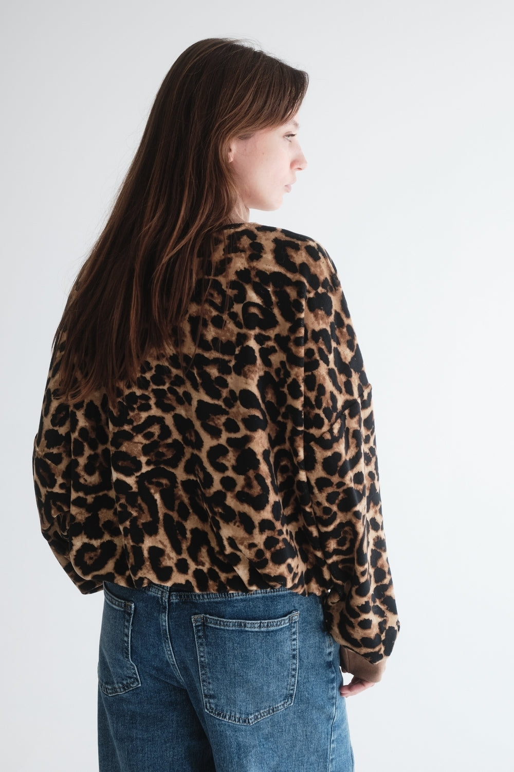 SWEAT KEIRA LEOPARD