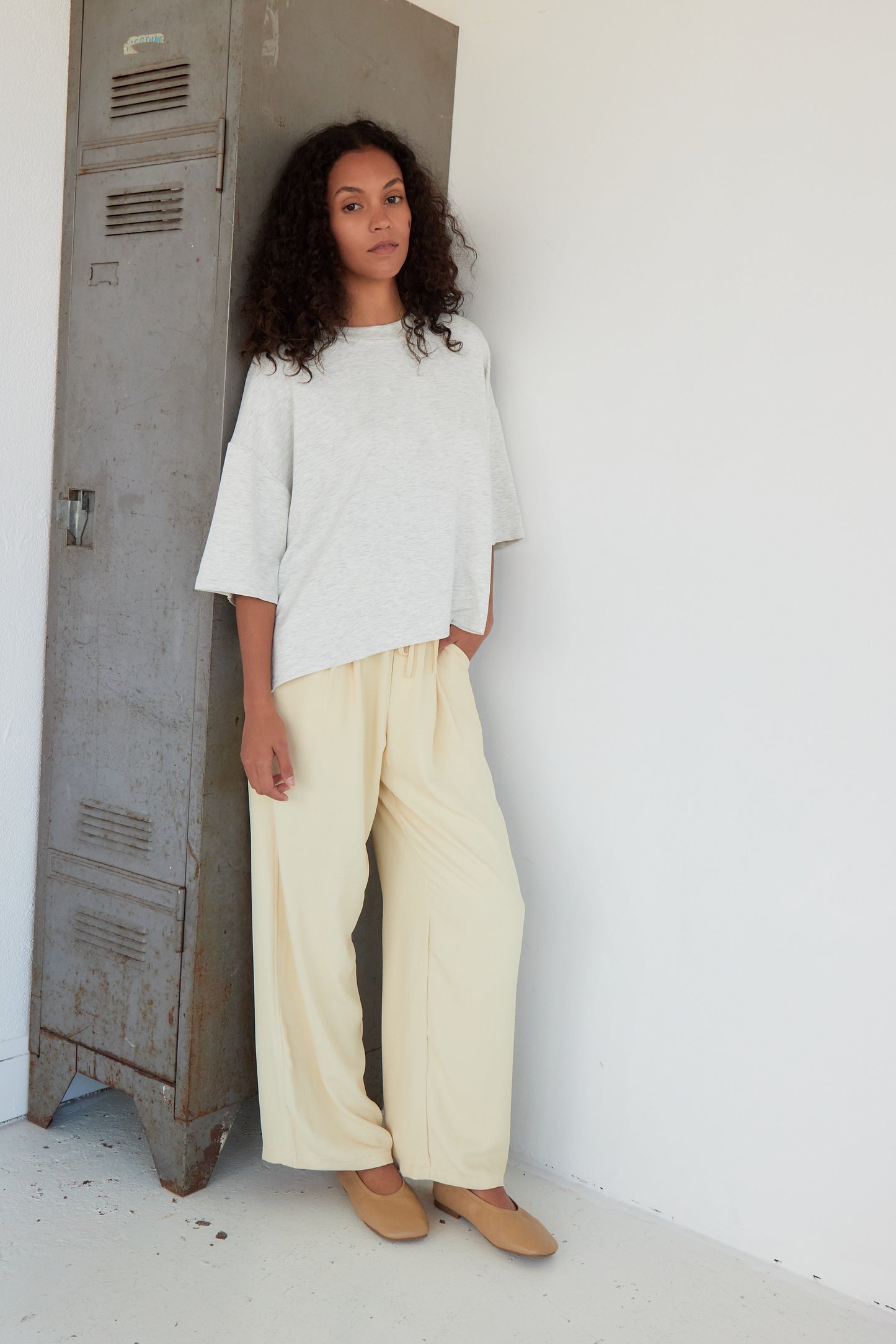 PANTALON DIANE VANILLE