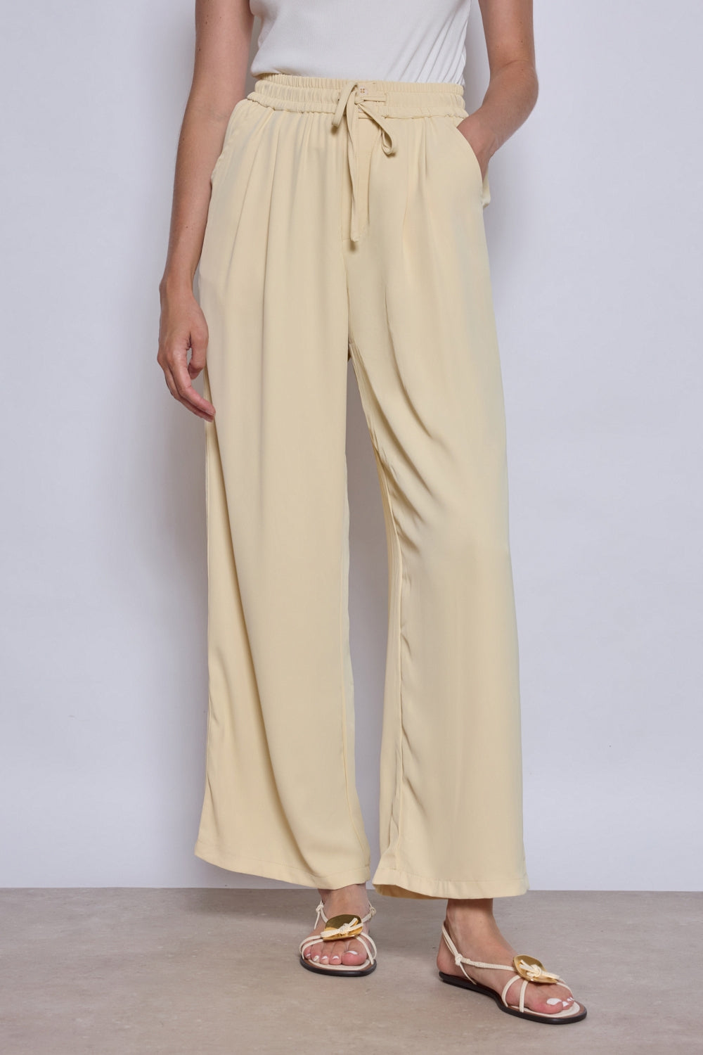 PANTALON DIANE VANILLE