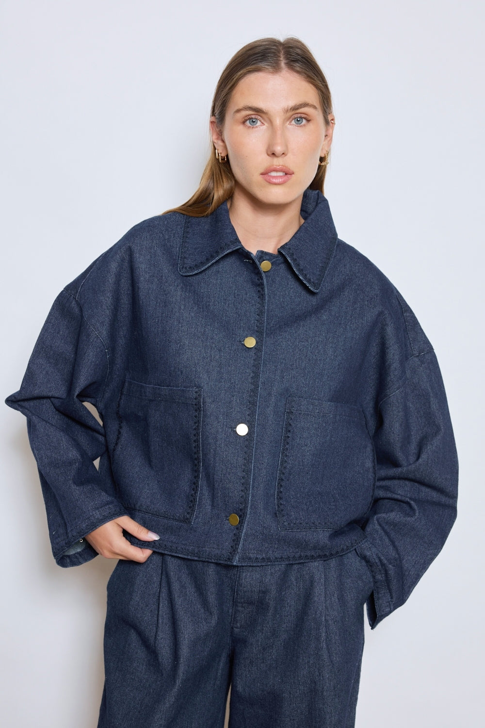 VESTE GAELLE BLEU JEAN