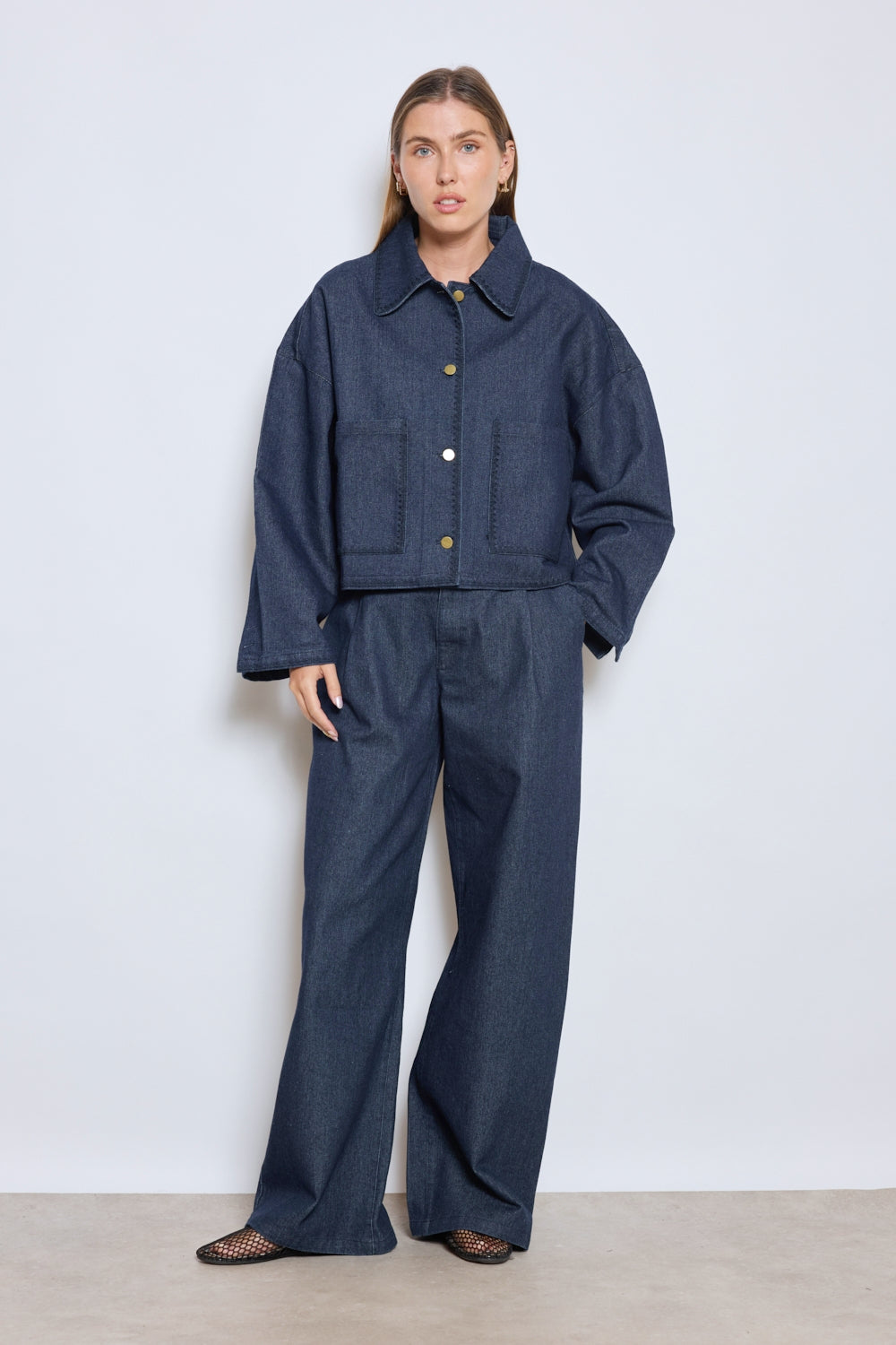 VESTE GAELLE BLEU JEAN