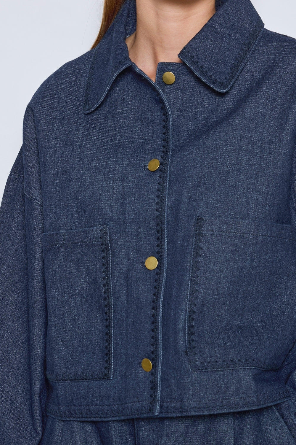 VESTE GAELLE BLEU JEAN