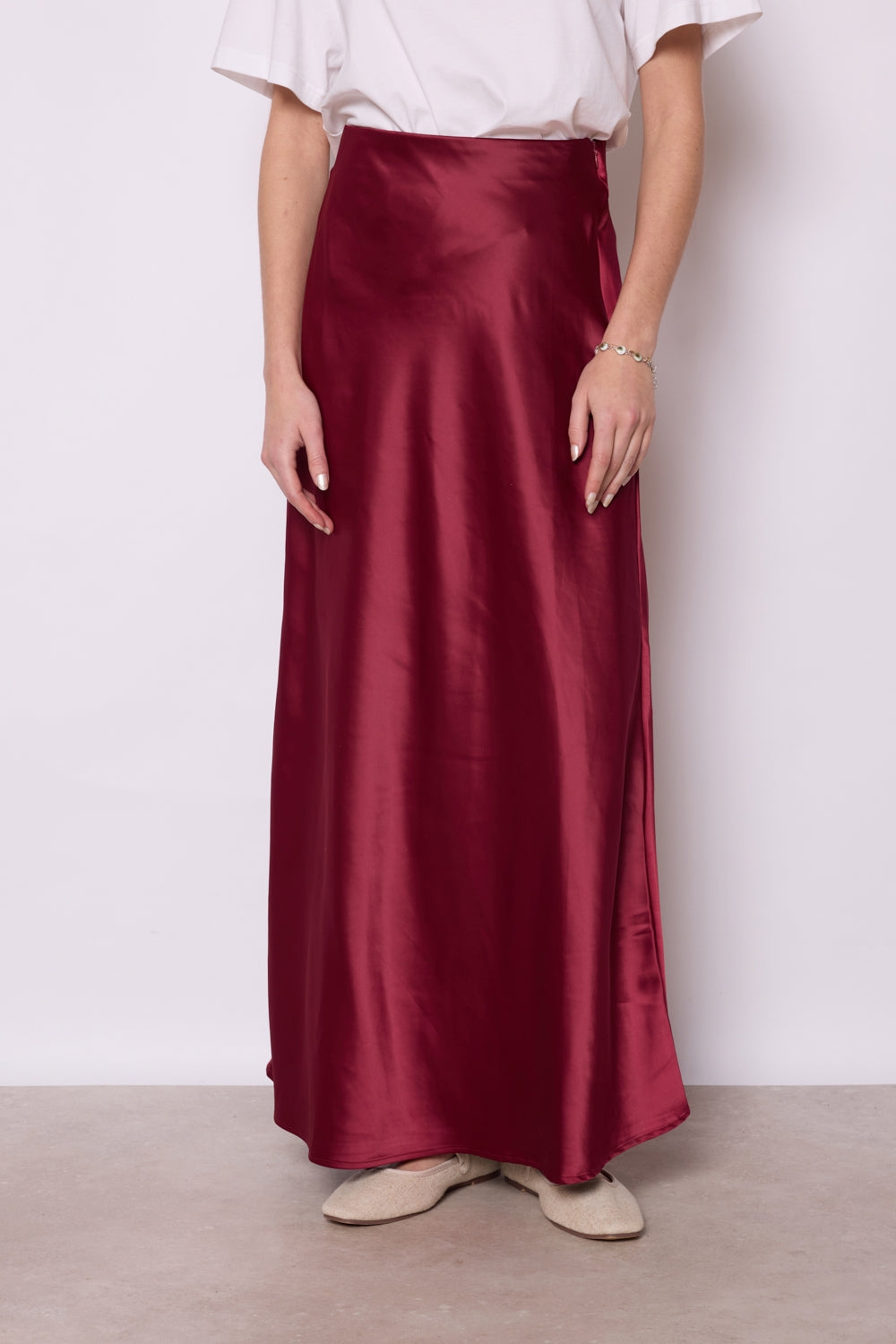 JUPE ALMA BORDEAUX