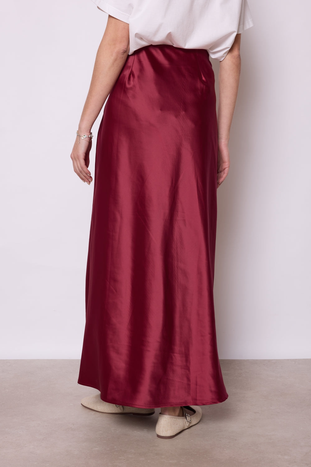 JUPE ALMA BORDEAUX