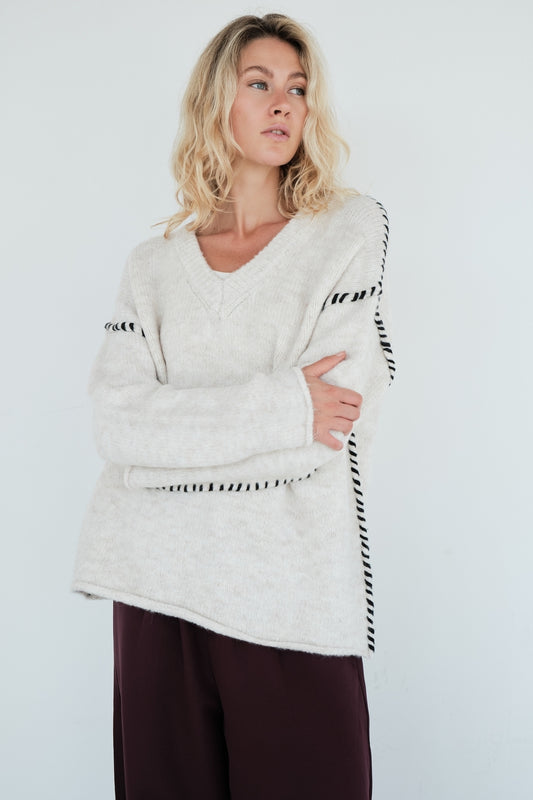 PULL NEVE BEIGE