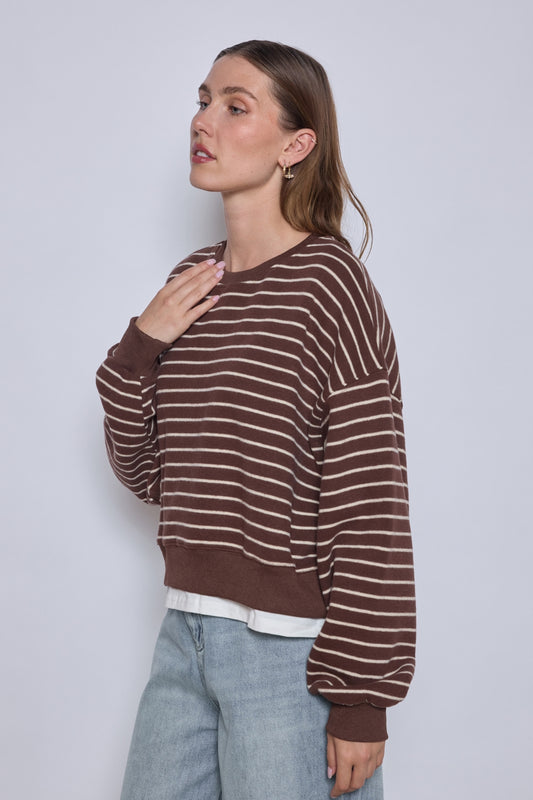 PULL ELOWEN CHOCOLAT