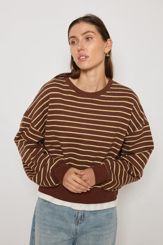 PULL ELOWEN CHOCOLAT