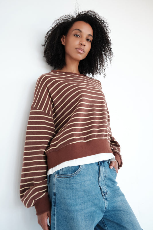 PULL ELOWEN CHOCOLAT CITRON