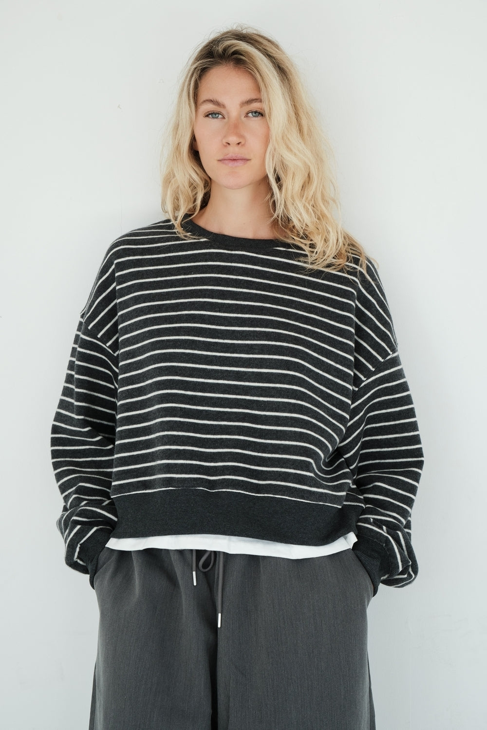 PULL ELOWEN GRIS FONCE