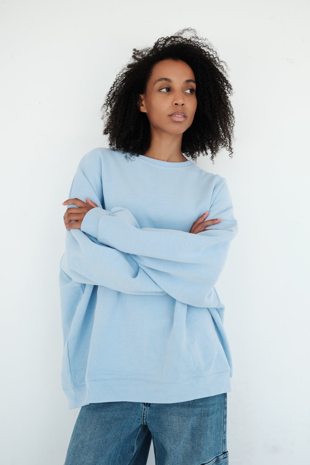 SWEAT CHRISTINE BLEU CIEL