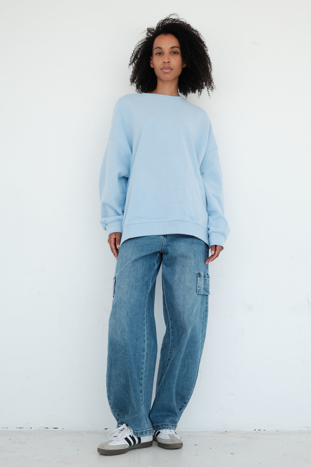 SWEAT CHRISTINE BLEU CIEL