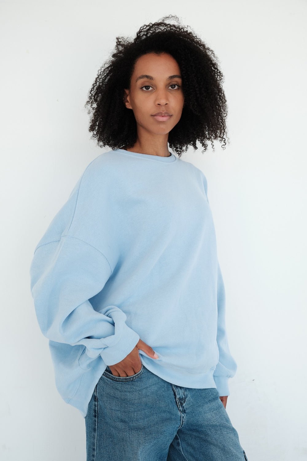 SWEAT CHRISTINE BLEU CIEL