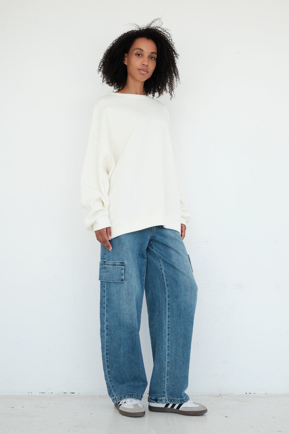 CHRISTINE DARK GREY SWEATSHIRT