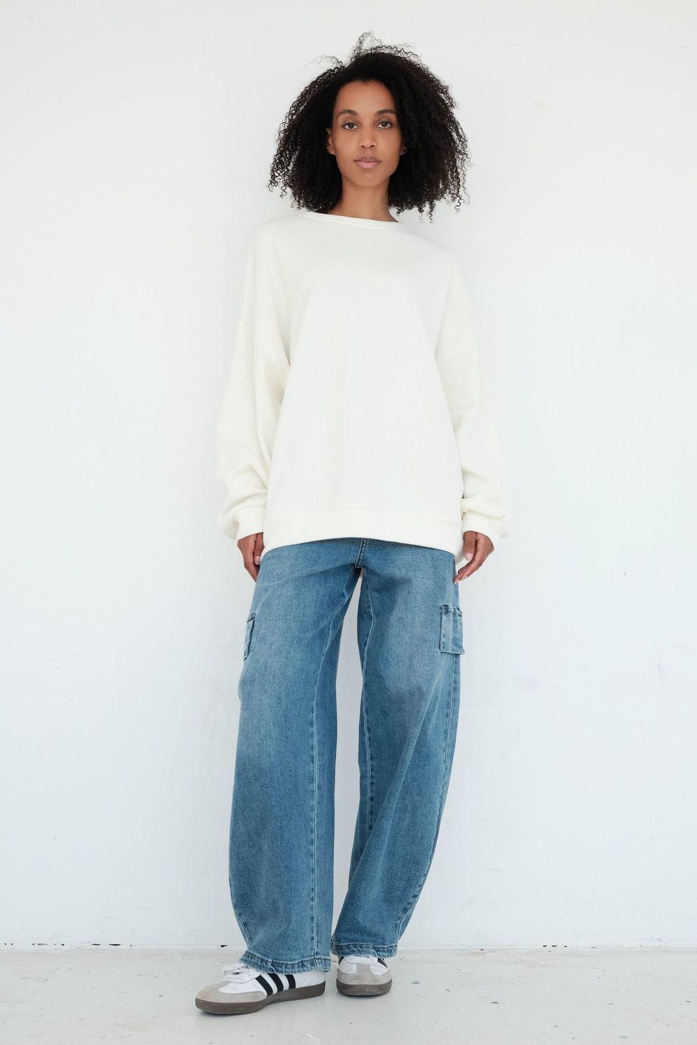 CHRISTINE DARK GREY SWEATSHIRT