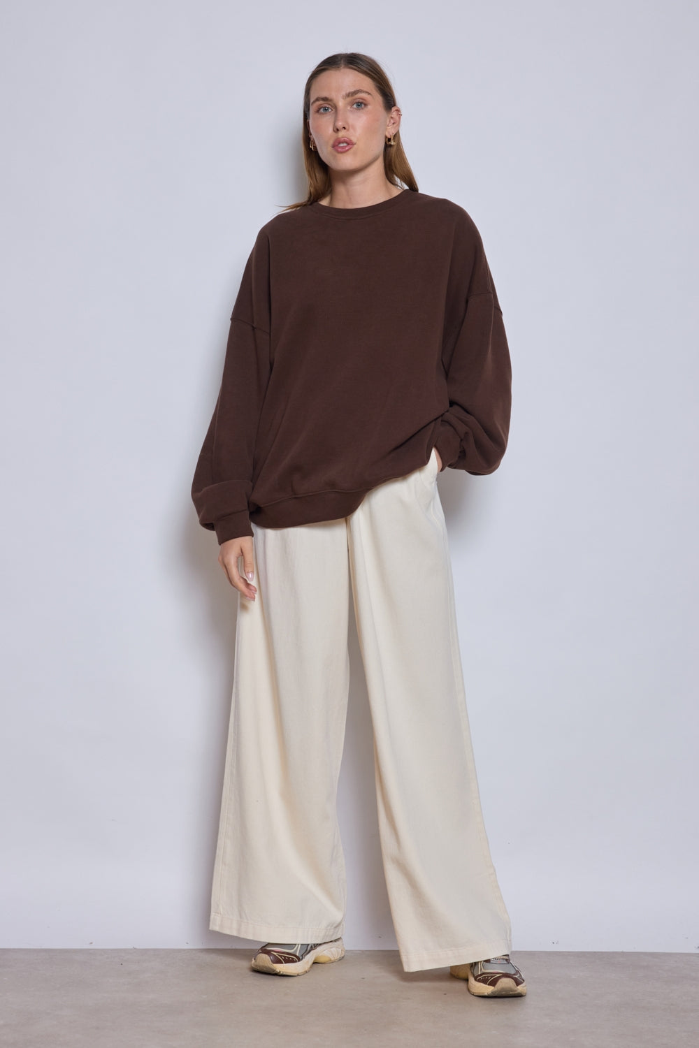 SWEAT CHRISTINE CHOCOLAT