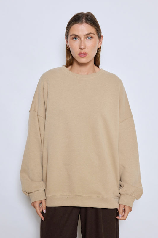 SWEAT CHRISTINE BEIGE